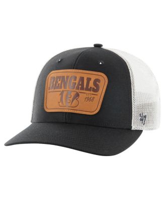 '47 Brand - 47 Brand Men's Black/White Cincinnati Bengals Thrash Trophy Flex Hat
