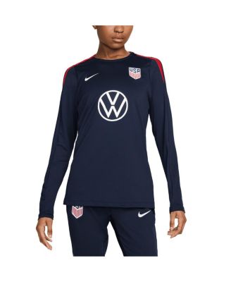 Nike - Women's Navy USMNT 2024 Strike Performance Long Sleeve Top