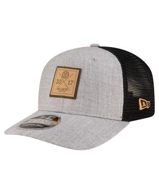 New Era - Men's Heather Gray Atlanta United FC 9SEVENTY COOLERA Stretch-snap Adjustable Hat
