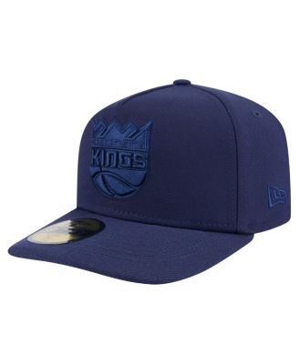 New Era - Men's Navy Sacramento Kings Colorpack A-Frame Pinch Front 59FIFTY Fitted Hat
