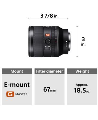 Sony FE 35mm F1.4 GM Full-Frame Large-Aperture Wide Angle G Master Lens