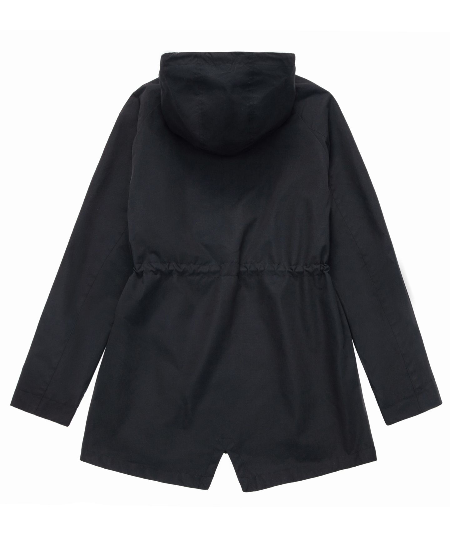 Женское пальто Rokka&Rolla Hooded Anorak Trench, цвет: Чёрный — фото 5