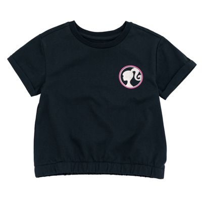 Toddler Girls T-Shirt and Crop Top Shorts Outfit Set