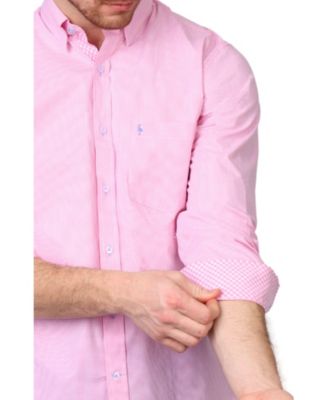 Men's Signature Micro Gingham Long Sleeve Shirt