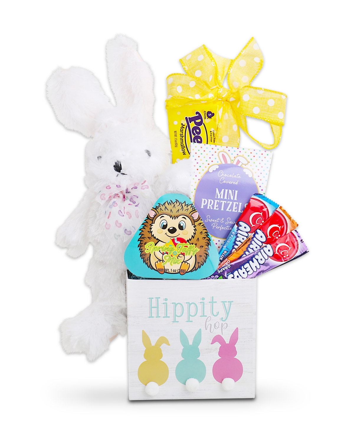Alder Creek Gift Baskets Easter Hippity Hop Gift Box, 8 Piece