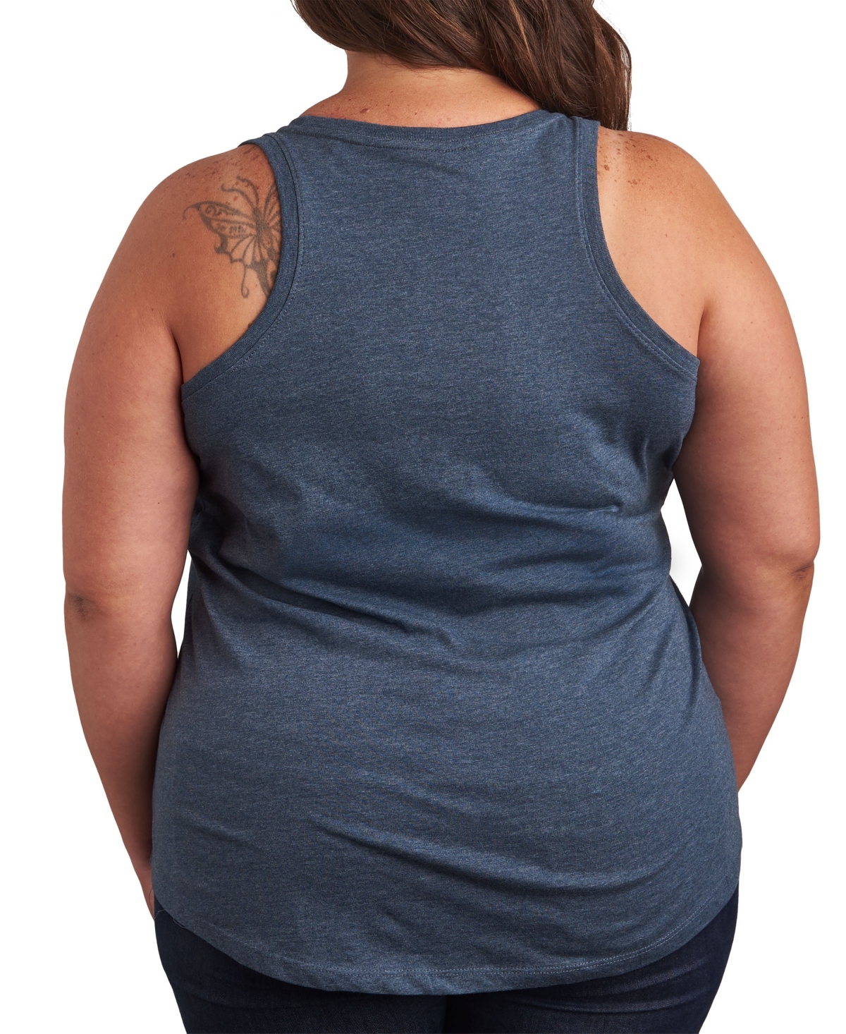 HYBRID APPAREL PLUS SIZE IT IS WHAT IT IS GRAPHIC TANK TOP 