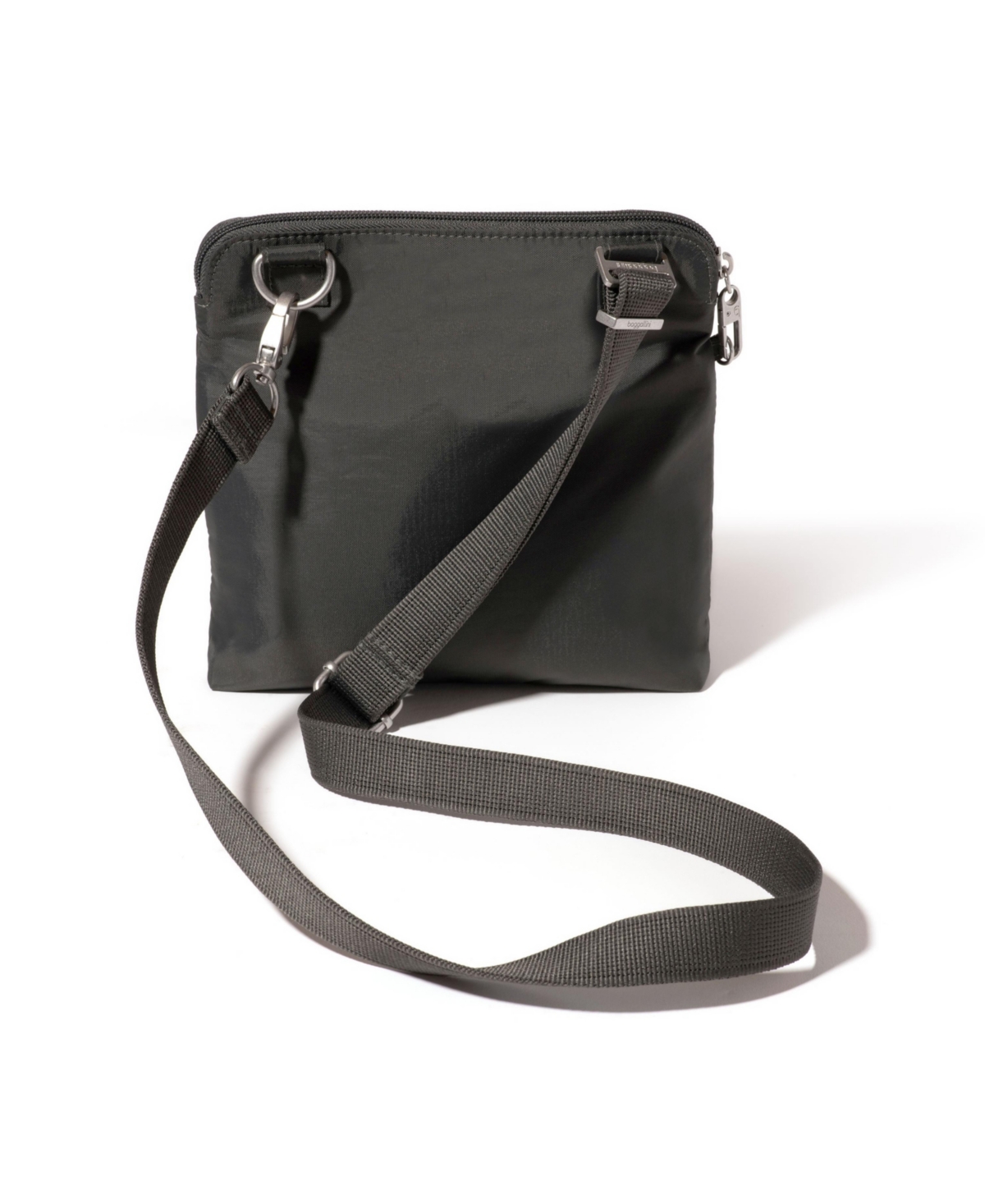 Baggallini Securtex Anti-theft Crossbody Bag In Charcoal
