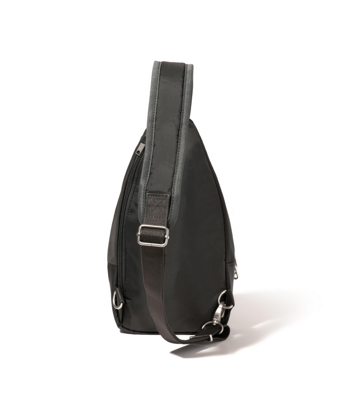 Baggallini Securtex Anti-theft Daytripper Sling Bag In Charcoal