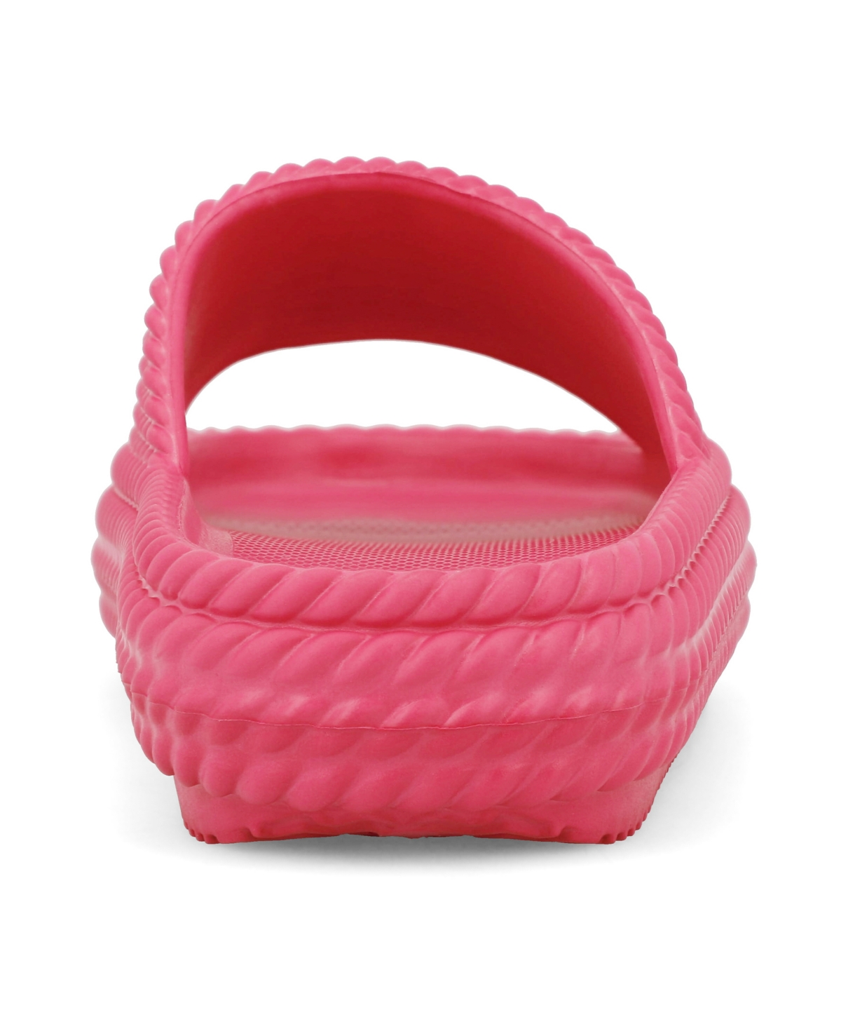 Mia Luvly Slide Sandal In Hot Pink