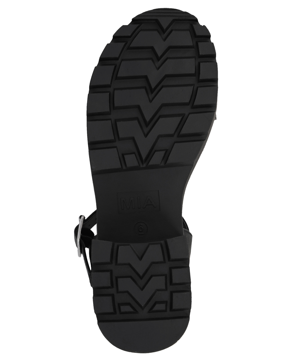 Mia Sheska Slingback Platform Sandal In Black