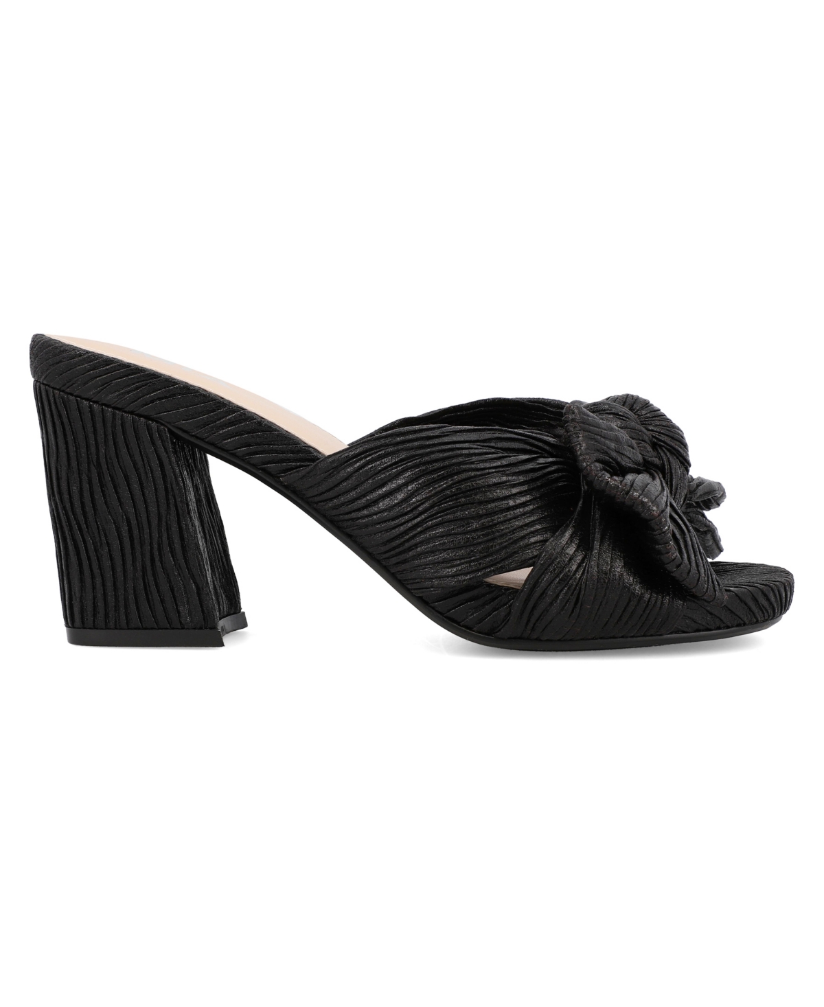 Mia Mechelle Slide Sandal In Black