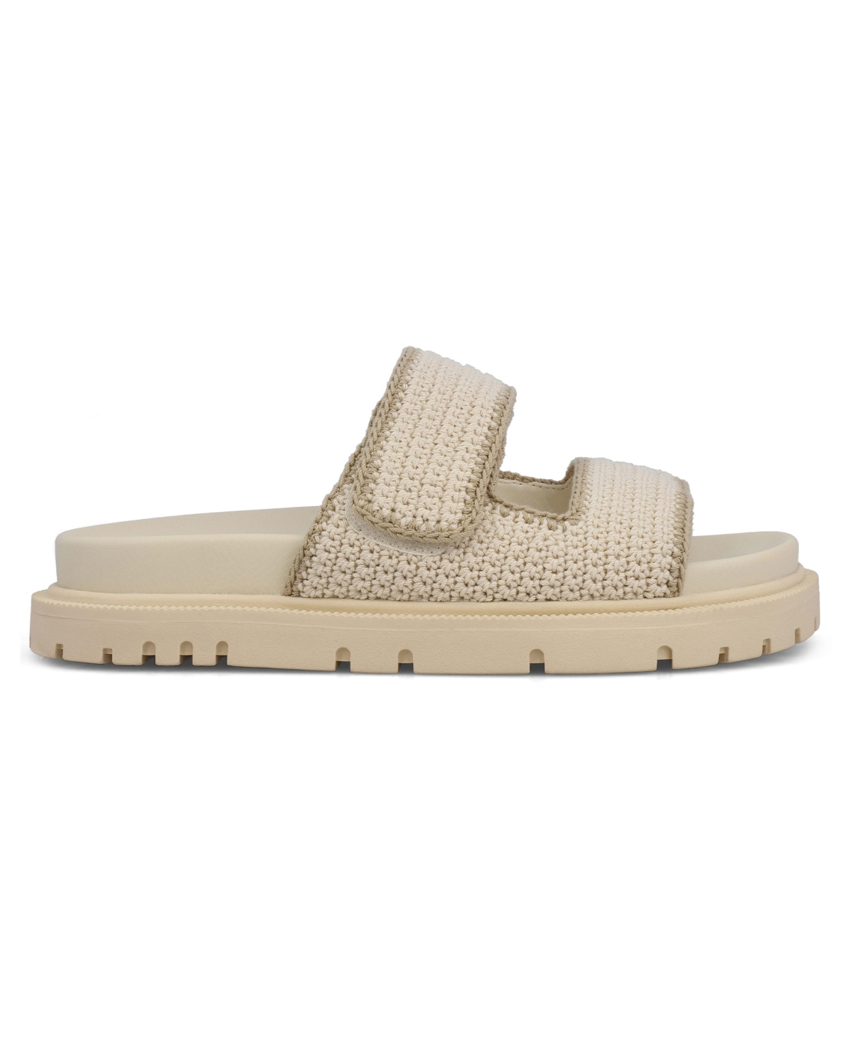 Mia Gabri Knit Sandal In Bone,sand