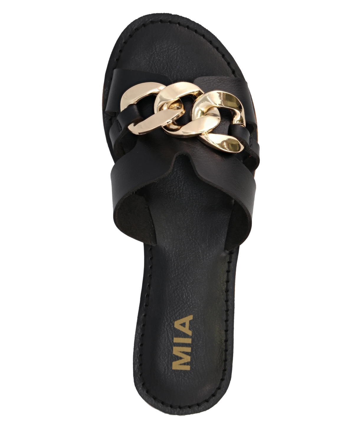 Mia Venetia Slide Sandal In Black