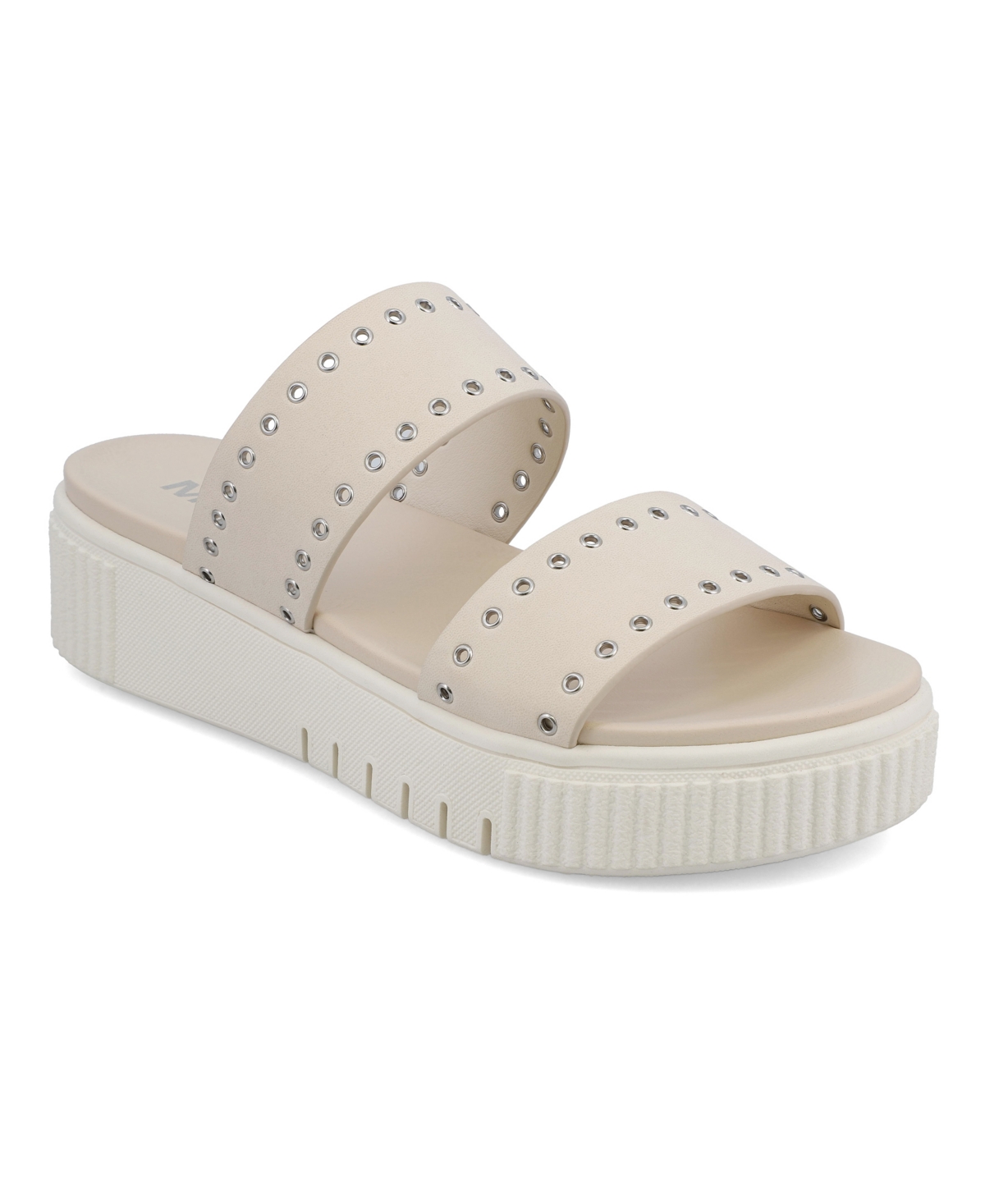 Mia Lexi Platform Slide Sandal In Seashell