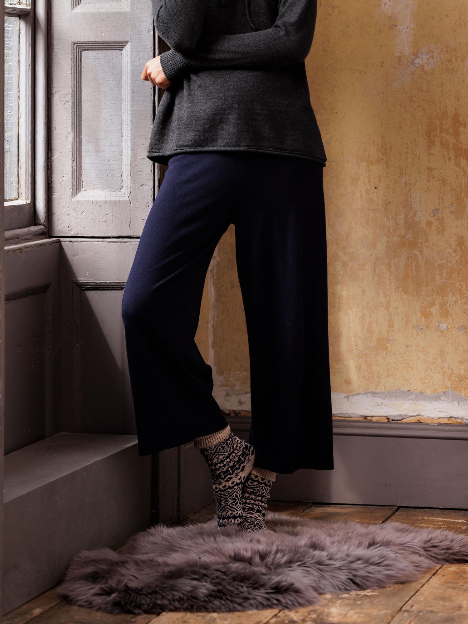 Women's Wide Leg Merino Lounge Pants