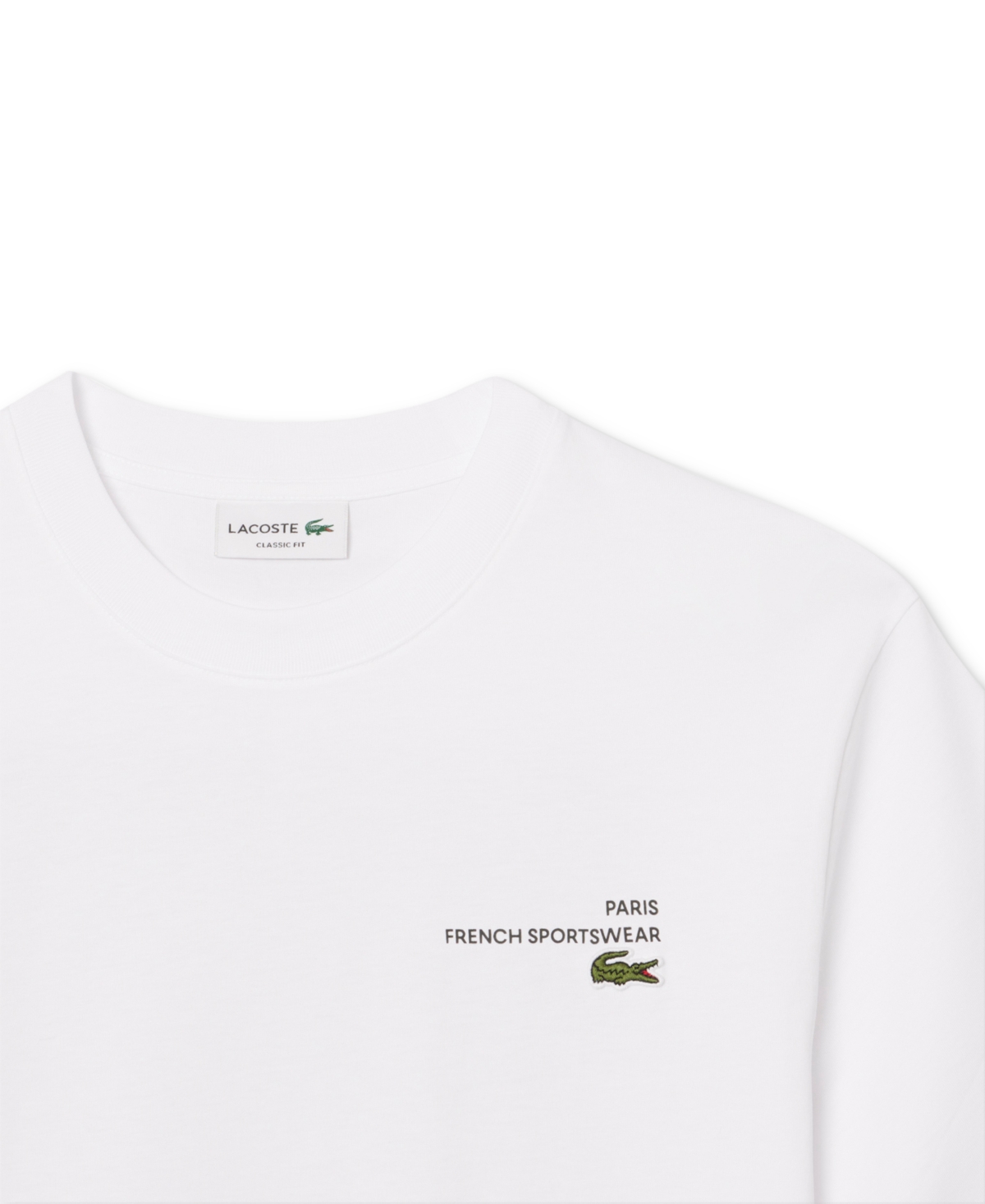 Lacoste Men's Print Motif Jersey T-shirt - 4xl - 9 In 001 - White