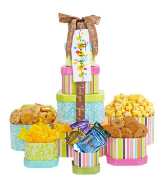 Alder Creek Gift Baskets Thank You Treats Gift Tower, 8 Pieces - Macy's