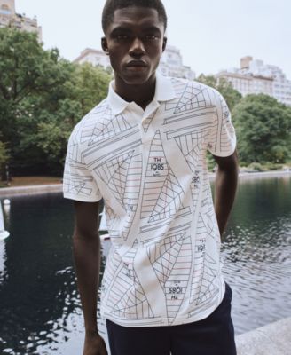 Tommy Hilfiger Men's Regular-Fit Sailing Graphic Polo Shirt - Macy's