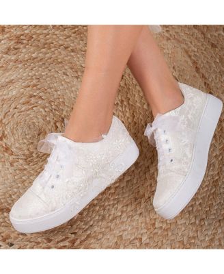 Elise Lace Bridal Sneakers