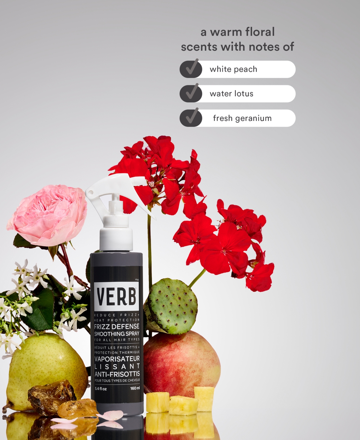 Verb Frizz Defense Smoothing Spray, 5.4 Oz.