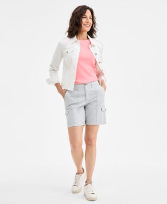 Style & Co - Comfort-Waist Cargo Shorts