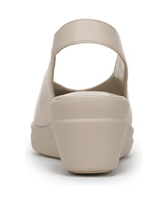 Women's Sutton Slingback Leather Wedges