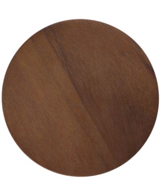 Stoneware Signature Canister with Wood Lid, 1.2-Qt.