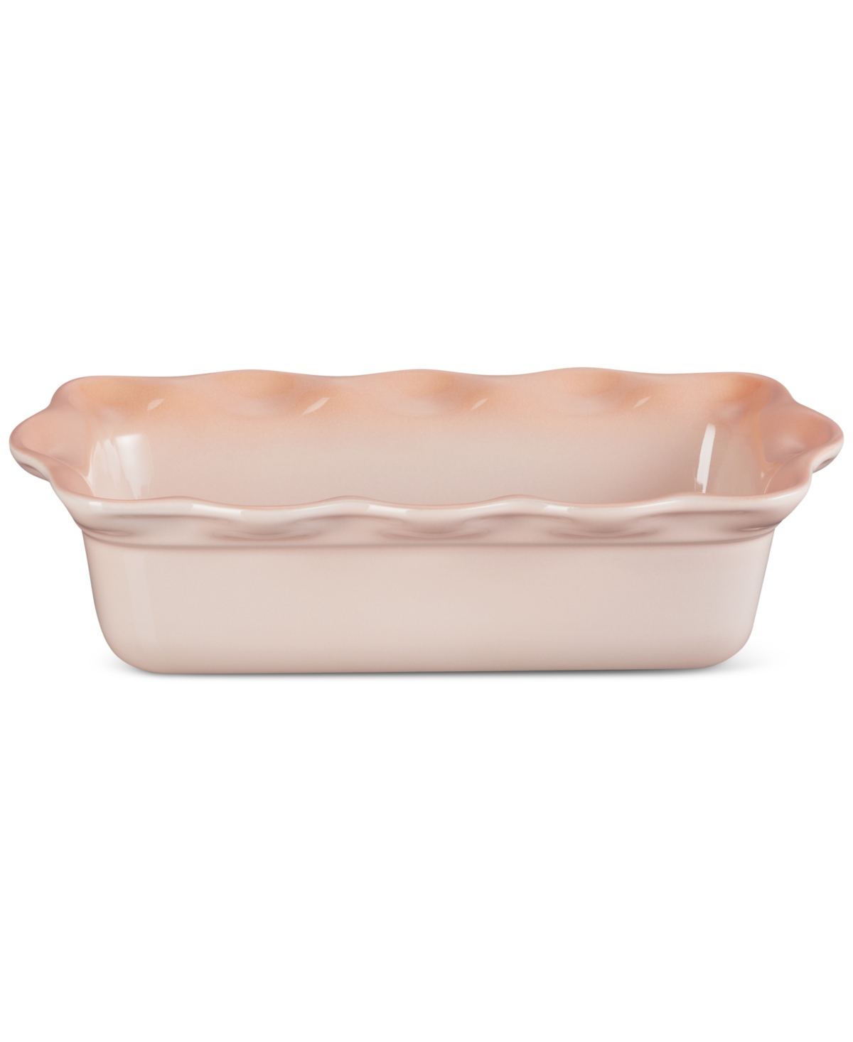 Le Creuset Heritage Stoneware 9-inch Fluted Loaf Pan In Peche
