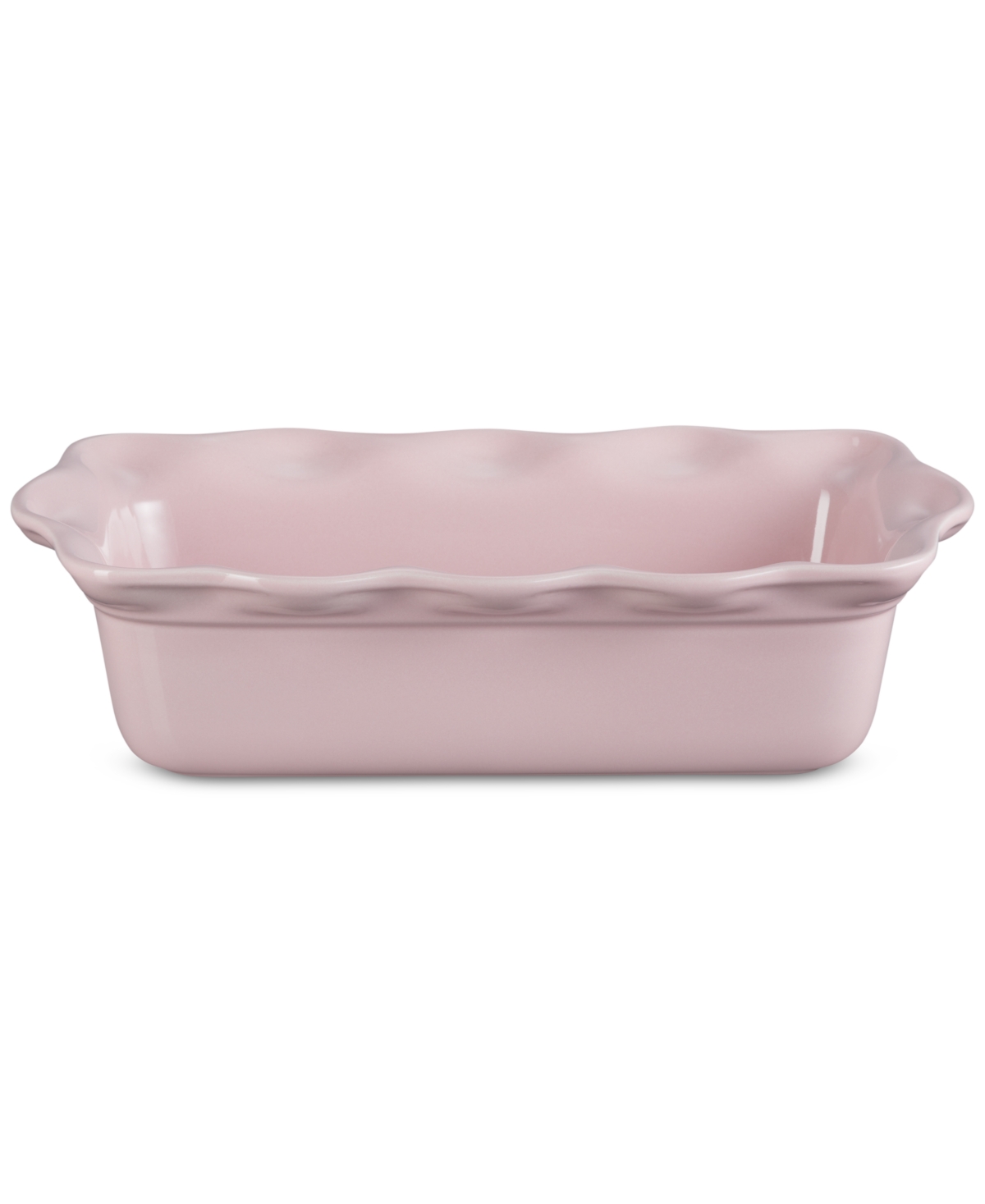 Le Creuset Heritage Stoneware 9-inch Fluted Loaf Pan In Chiffon Pink