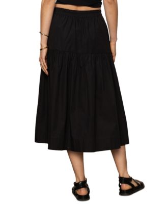 Women's Poplin Prarie Pull On Skirt
