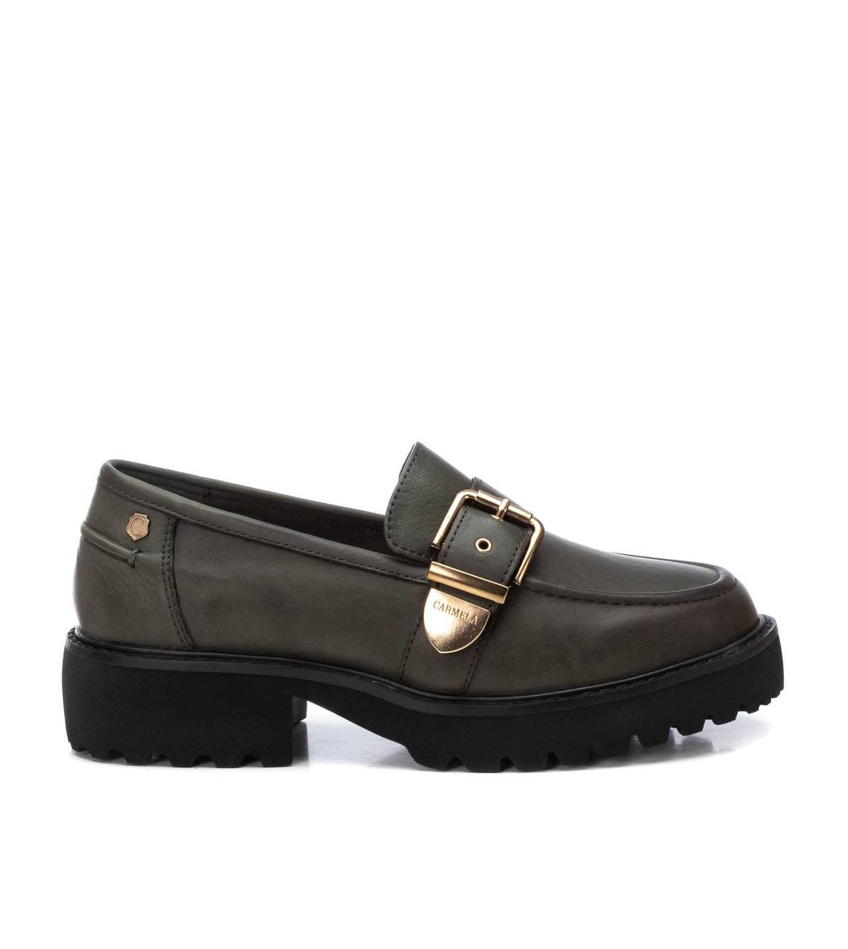 Carmela Leather Collection Women's Penny Loafers by Xti - Black