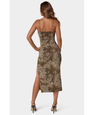 Women's Printed DTY Tube Maxi Dress