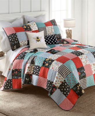 Wild One Patch 3-Pc. Quilt Set, Queen