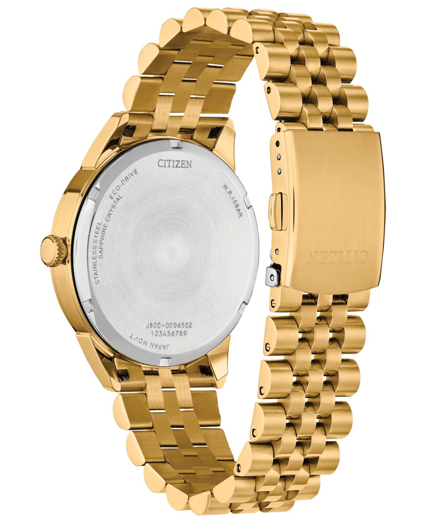 Мужские часы Citizen Classic Rolan Gold-Tone Stainless Steel Bracelet Watch 40.5mm — фото 2