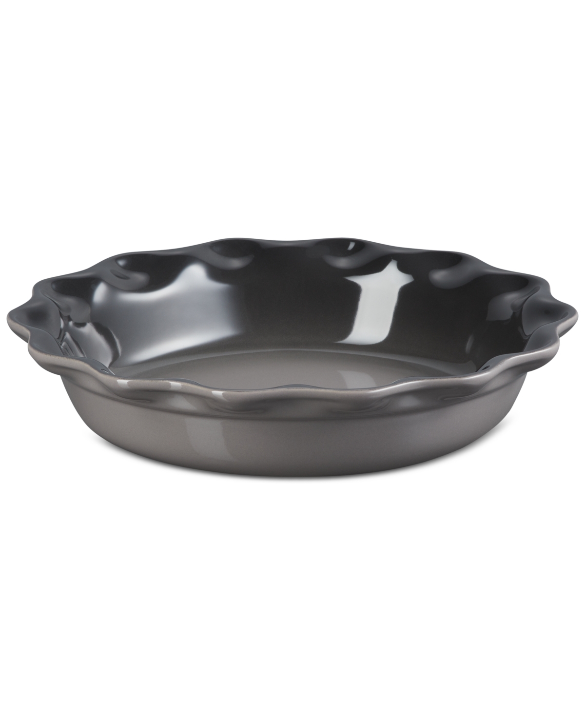 Le Creuset Stoneware Heritage Pie Dish & Fluted Loaf Pan Set In Oyster
