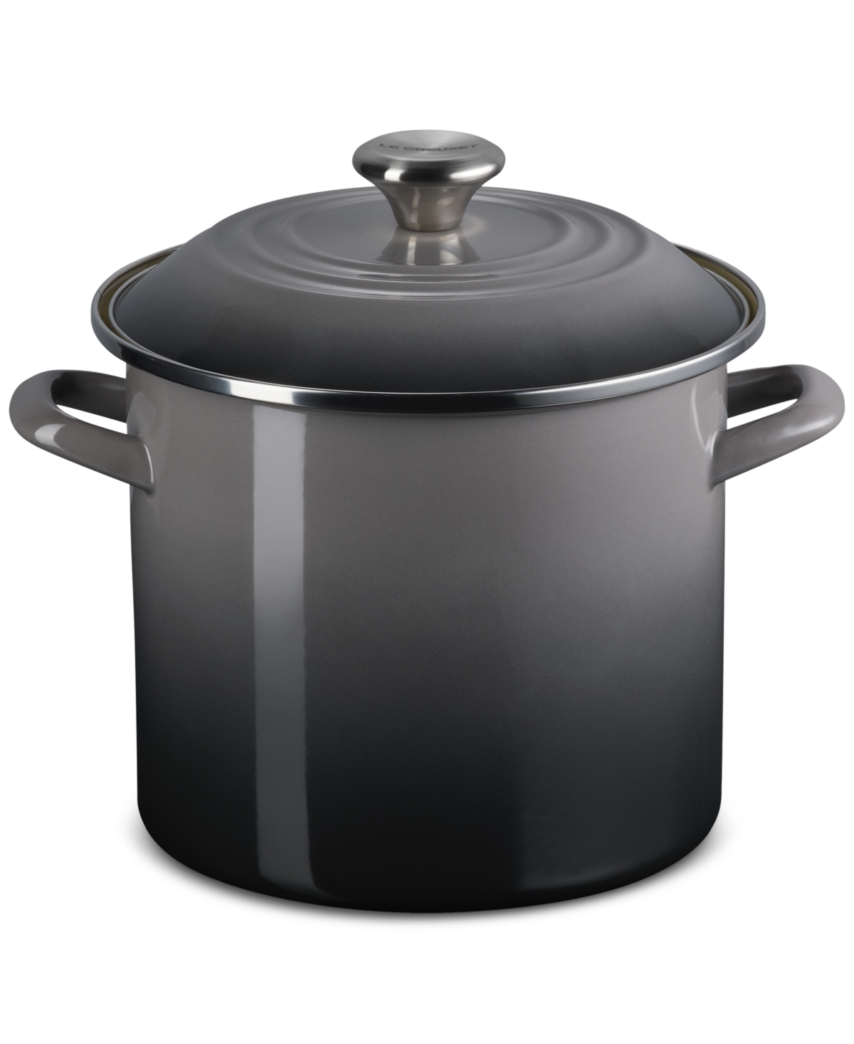 Shop Le Creuset Enamel On Steel 8-qt. Stockpot In Oyster