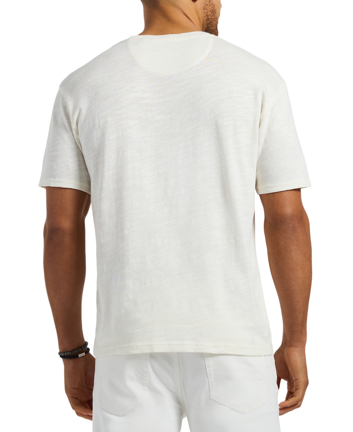 Buffalo David Bitton Men's Kander Slub Knit Crew Neck T-Shirt