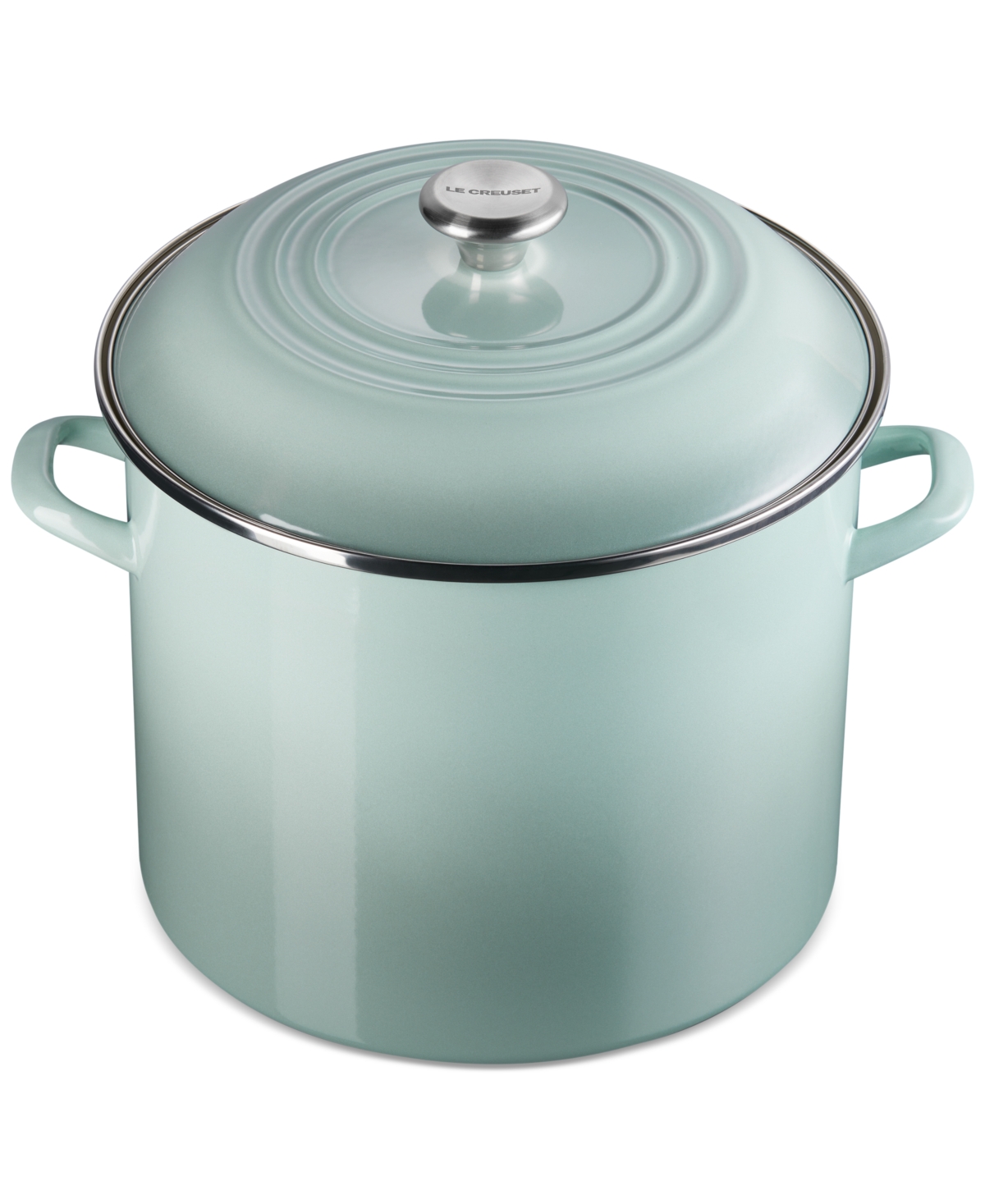 Le Creuset Enamel On Steel 16-qt. Stockpot In Sea Salt