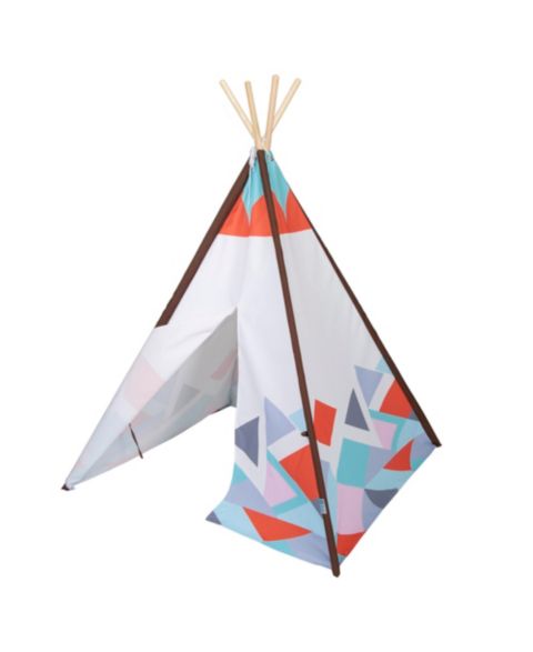 Детские игрушки Pacific Play Tents Acute Teepee with Carrying Bag, Ages 3+, цвет: Белый