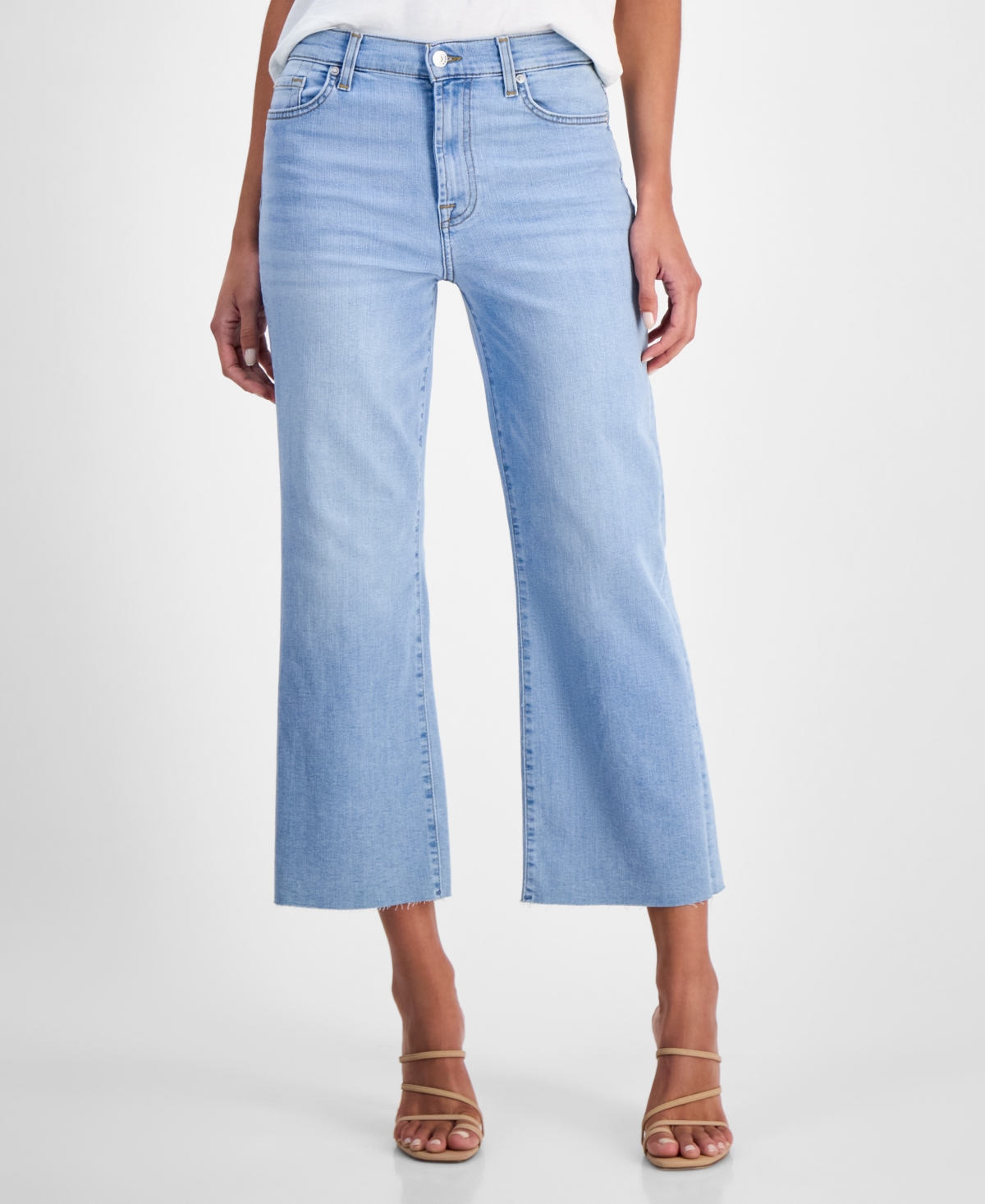 7 For All Mankind Women's Alexa Cropped Jeans In Sirte