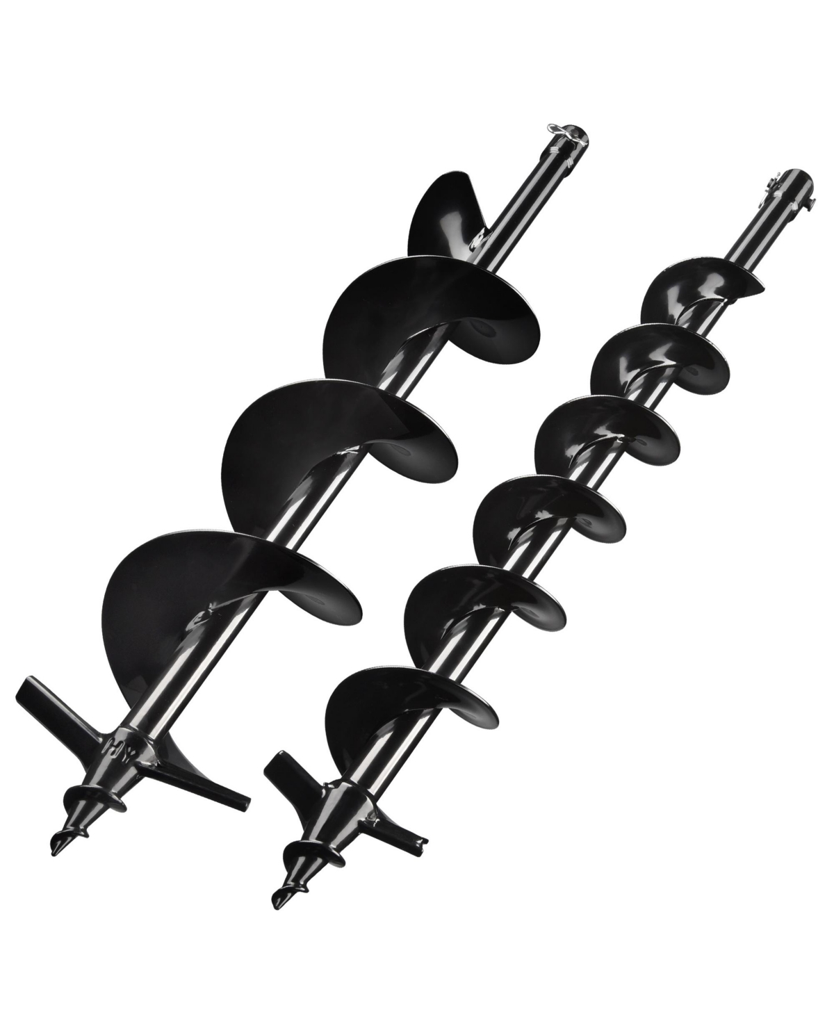 4&#x22; 6&#x22; Earth Auger Bit Kit Bulb Planter Tool for Planting Flower Fence Post Spiral Hole Digger Gardening Project - Natrual