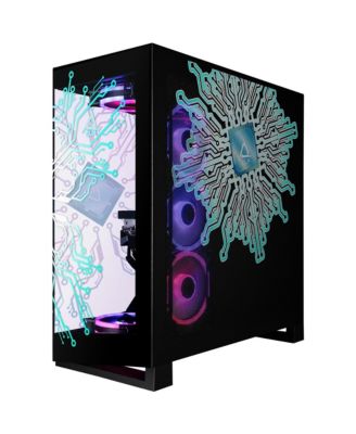 Horus Liquid Cooled Gaming Desktop Computer, Intel Core Ultra 9 285K 3.7GHz, 64GB RAM, 2TB SSD + 6TB HDD, NVIDIA GeForce RTX 5070 Ti 16GB, Windows