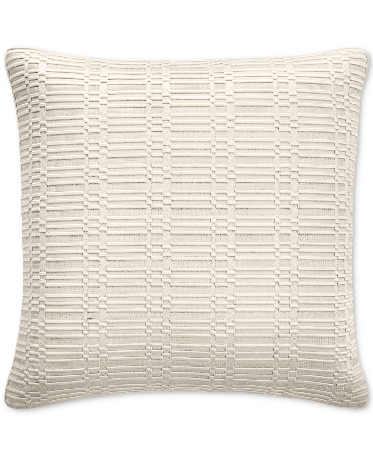 HOTEL COLLECTION LINEAR EMBROIDERY DECORATIVE PILLOW, 20" X 20", EXCLUSIVELY AT MACY'S 