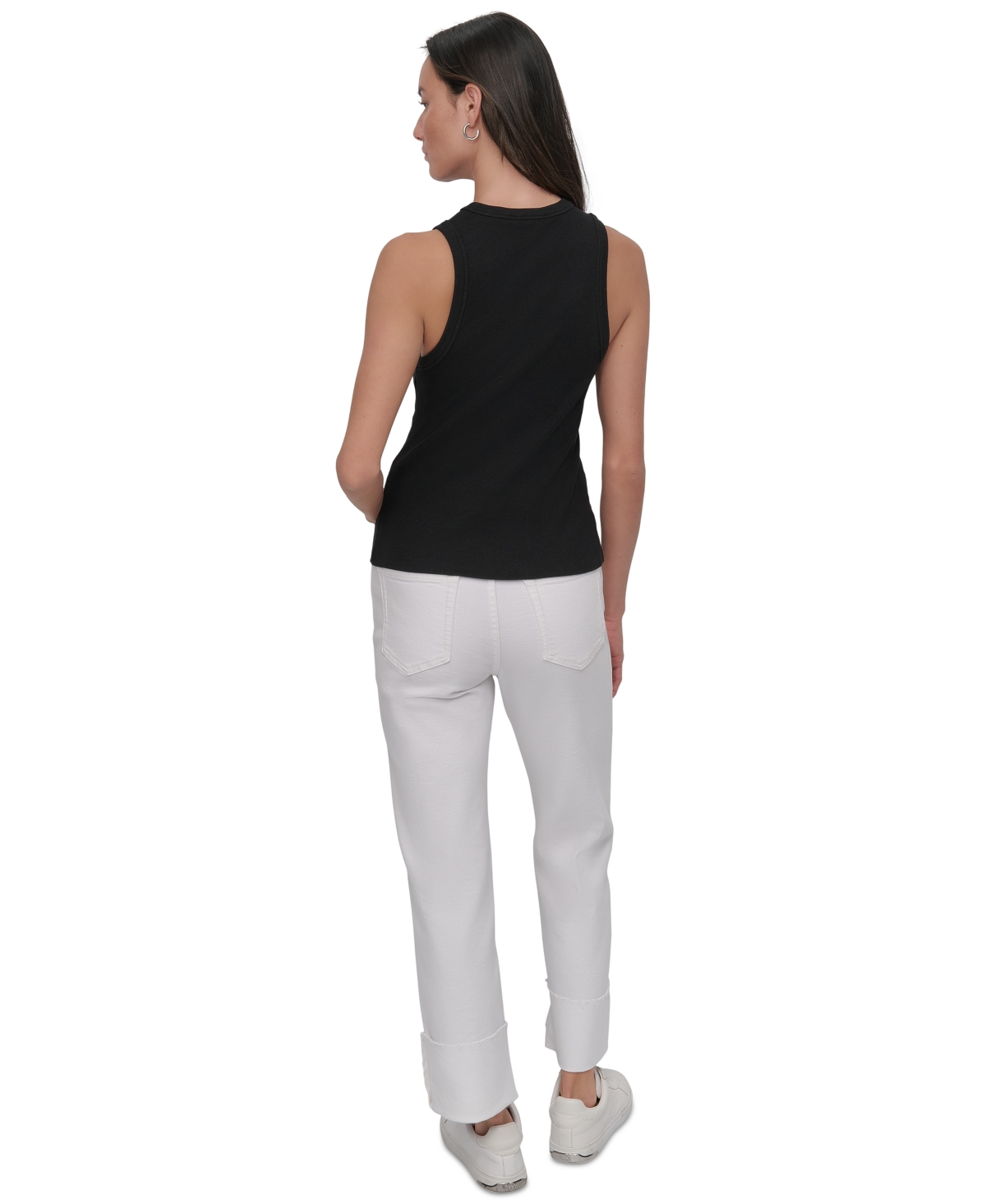 DKNY JEANS WOMEN'S CREWNECK TANK 