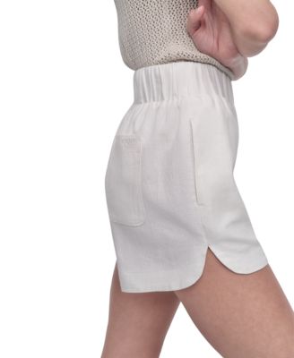 Women's High-Rise Dolphin-Hem Shorts