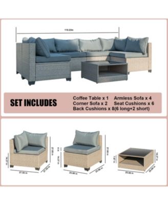 Streamdale 12 Piece Outdoor Sofa Set
