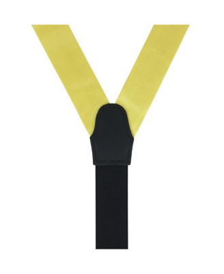Men's Sutton Solid Color Silk Formal Suspenders | Y-Back, Adjustable Braces