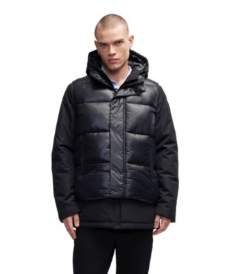 Men's Kiet 3 In 1 Padded Jacket with Inner Removable Lightweight Vest