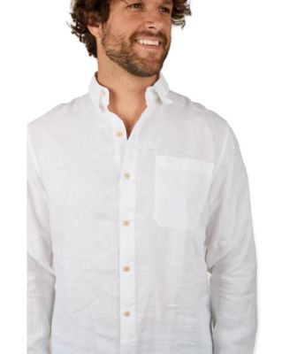 Men's Long Sleeve Linen Shirt