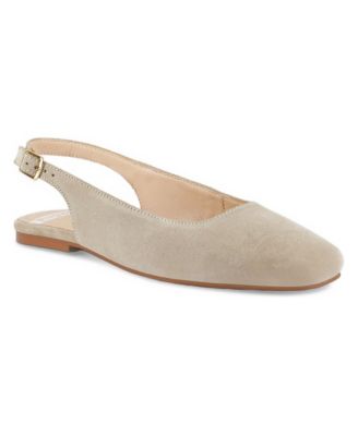 Rag and Co Womens Sozani Real Soft Leather Slingback Flats